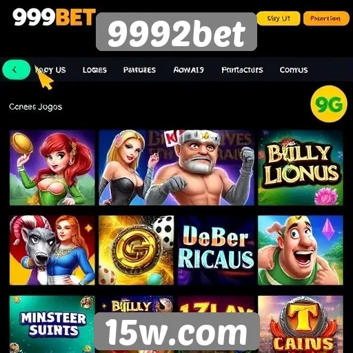 Análise da variedade de jogos disponíveis no 9992bet
